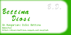 bettina diosi business card