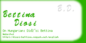 bettina diosi business card